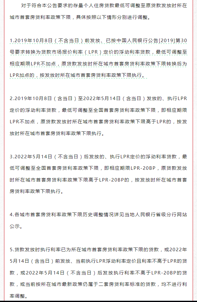 四大行最新公告！10月12日发布存量房贷调整细则